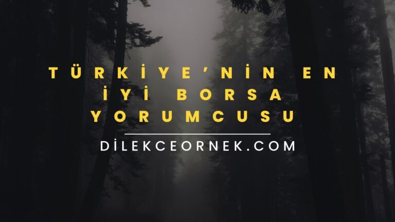 Türkiye’nin En İyi Borsa Yorumcusu – Güncel Bilgi